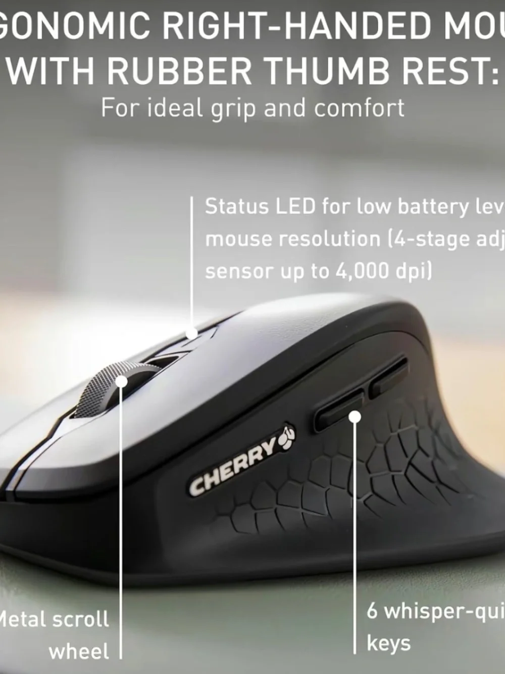 Cherry stream desktop comfort